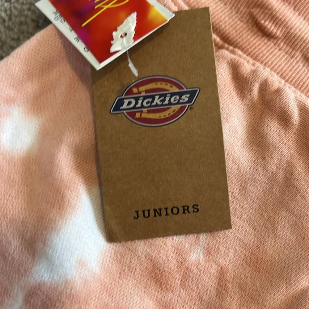 shorts tie dye color: Peach/White Size M (junors) would fit M women NWT - Image 7