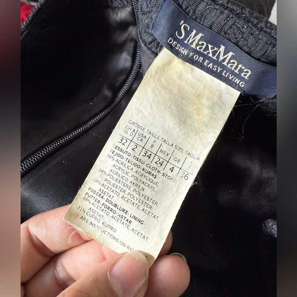 Max Mara Quilted Dress Size US 2 - Image 4