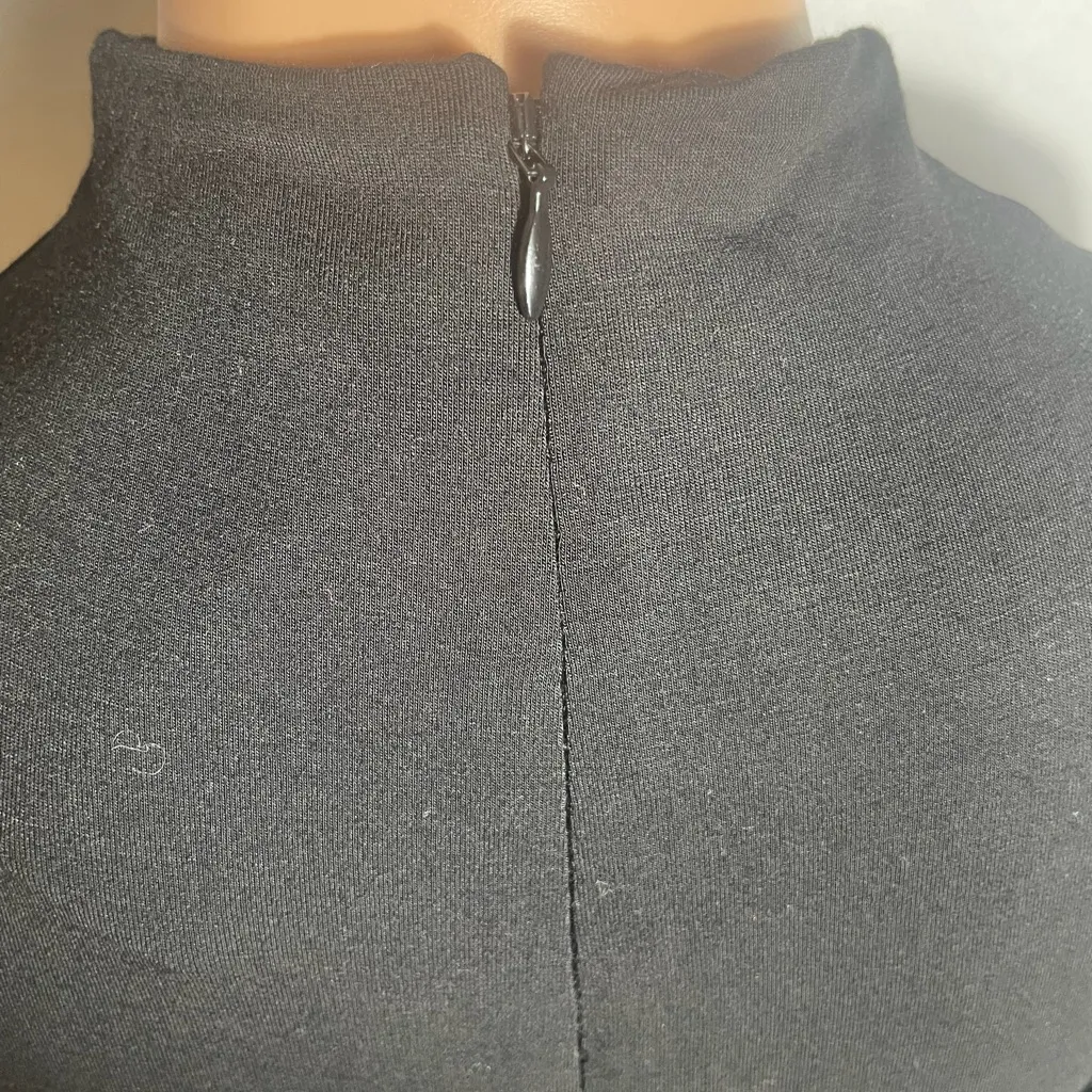 Naked Wardrobe Black Long Sleeve Ruched Bodycon Maxi Dress Size S - Image 6