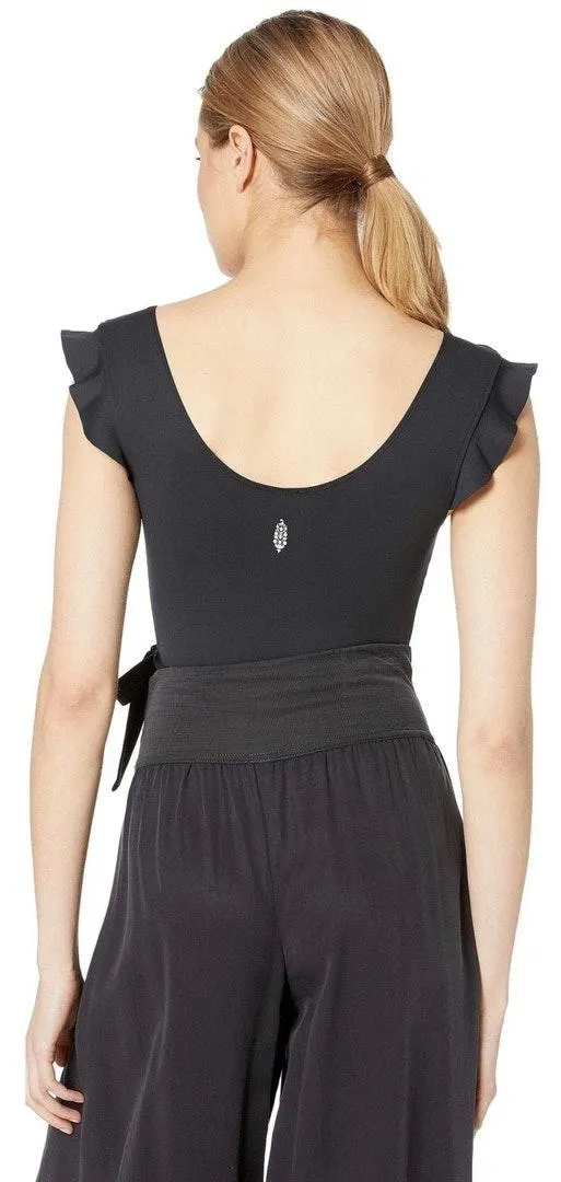 Free People Movement Streamline Bodysuit Black - Image 7