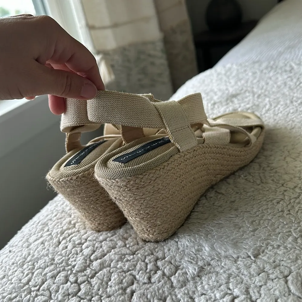 Steven By Steve Madden Women's 10 Janeen Strappy Espadrille Platform Sandal Tan - Image 3