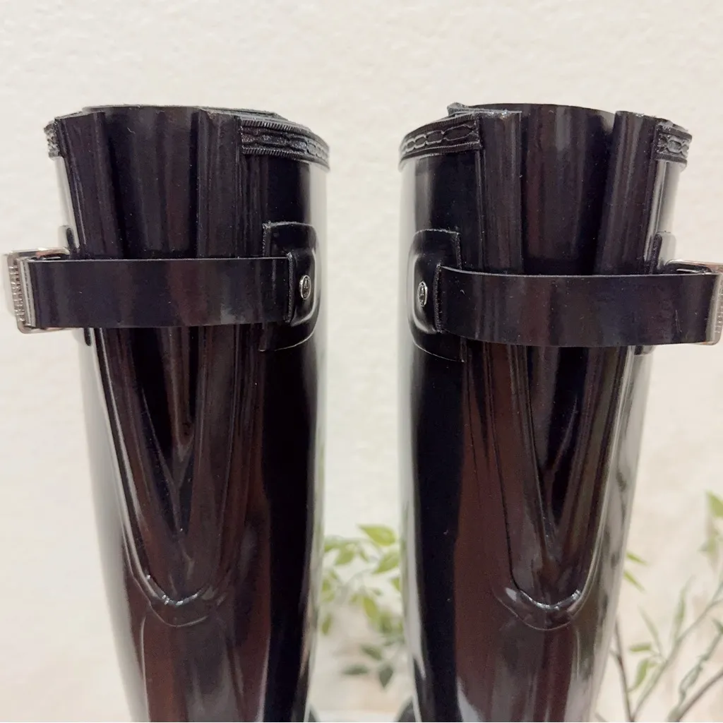 Hunter Women's Original Tall Gloss Rain Boots Knee High Size US8 NWOB - Image 7
