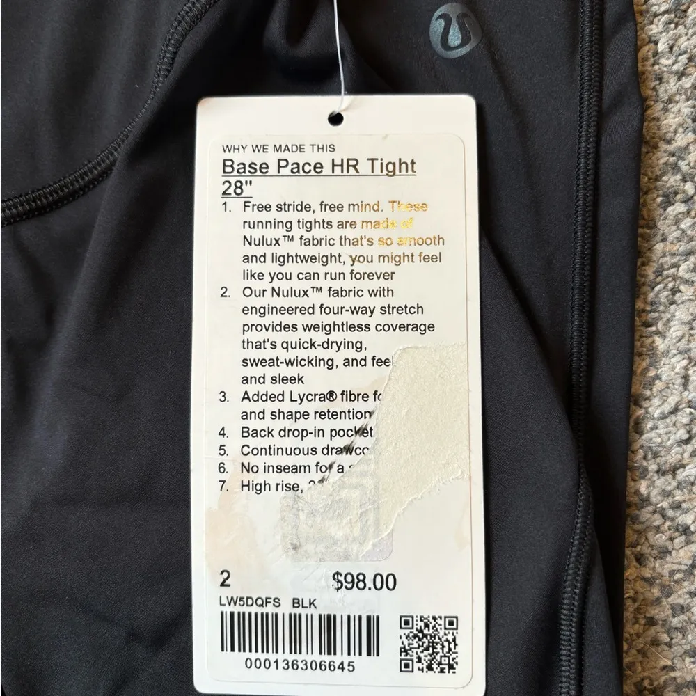 Lululemon Base Pace Leggings - Image 2