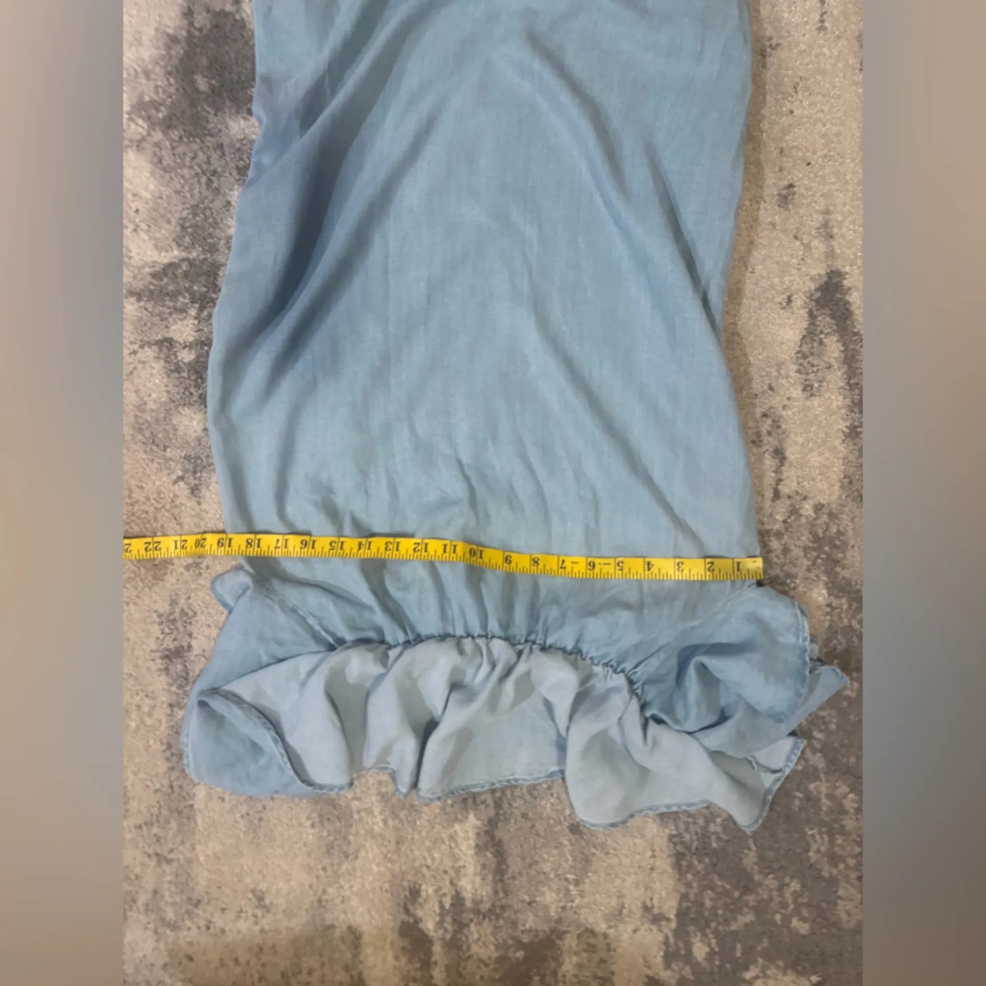 Zara Woman Blue Denim dress - Image 4