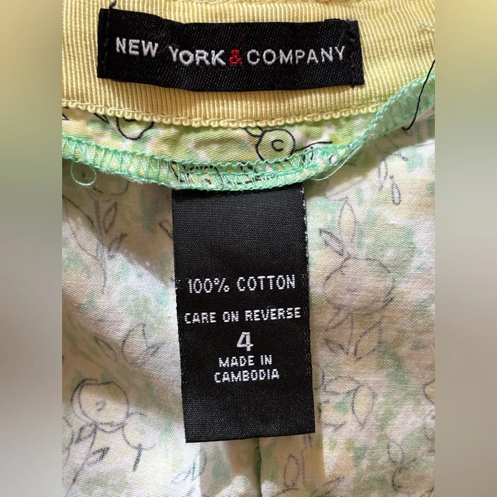 Lime Green & White Floral A - Image 10