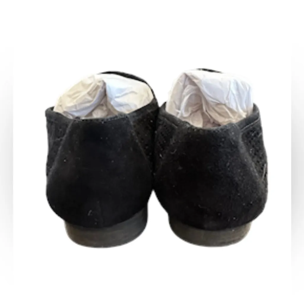 Suede Perforated Loafers / Flats. - Image 6