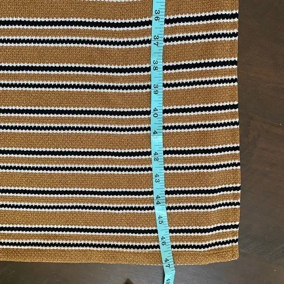 Zara Retro Stripe Relaxed‎ Midi Dress - S - Image 13