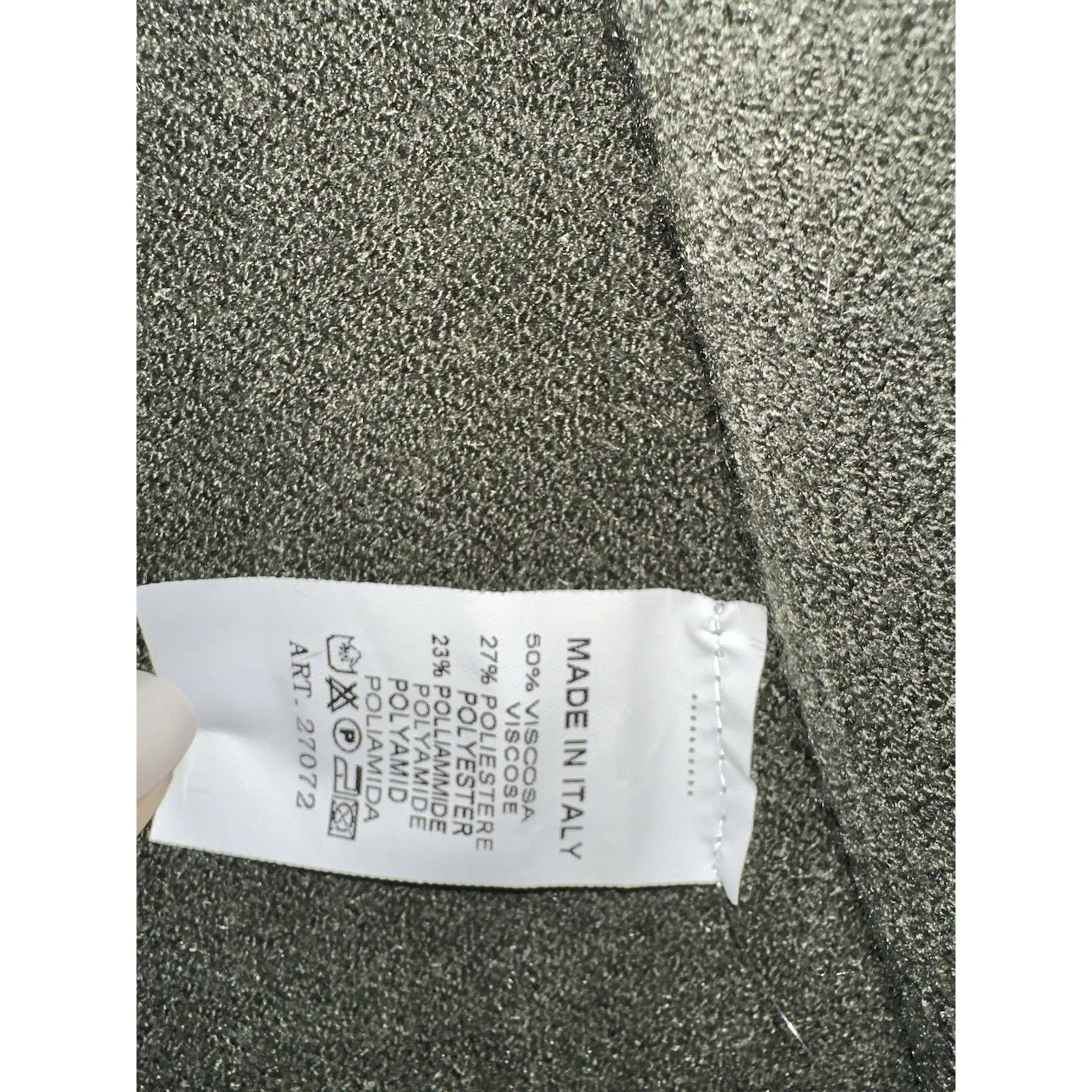 APPARIS Long Duster Cardigan Sweater Olive Green Maxi Split Sides Made in Italy Size undefined - Image 6