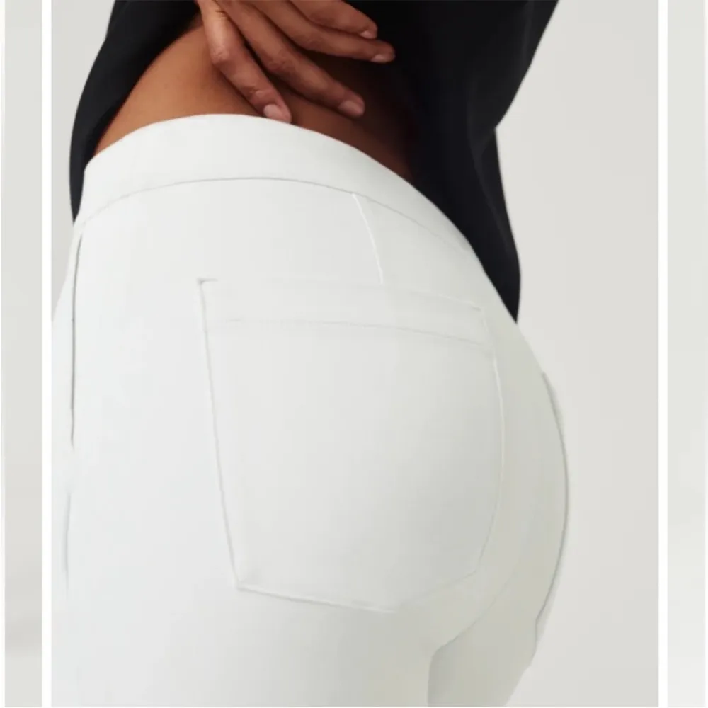 NWT Spanx slim straight pants white medium - Image 3