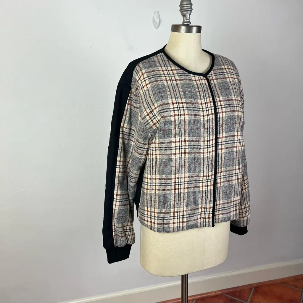 Anthropologie Dolan Left Coast Fabric Mix Quilted Jacket - Image 3