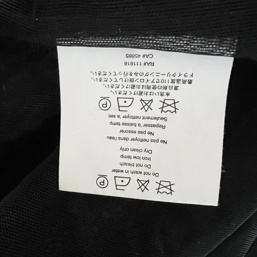 Michael Kors Collection Zebra Sequined Stretch Tulle Wide Leg Trousers Pants 10 - Image 3