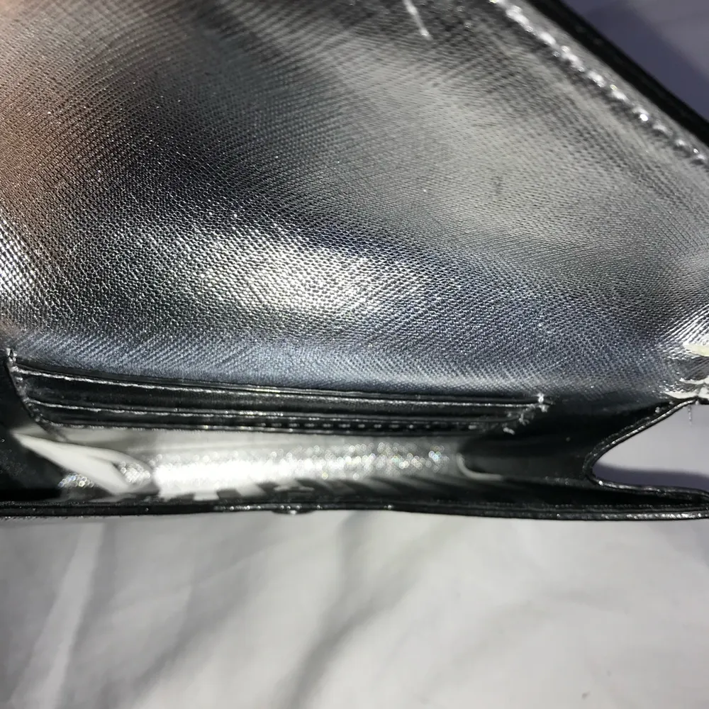 Victorias Secret Metallic Silver 3 Card Holder Pouch Envelope Wallet - Image 9