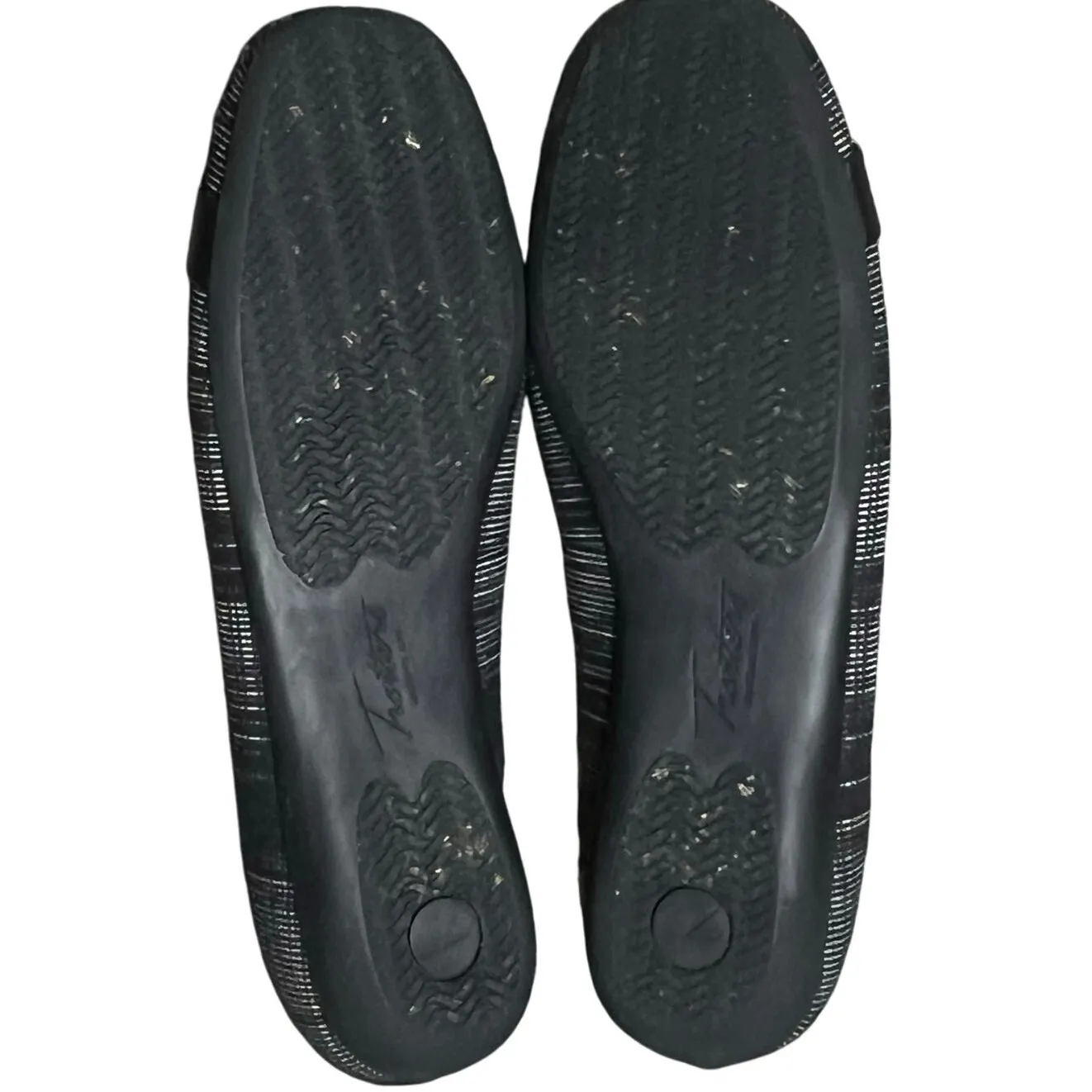 Trotters Sizzle Signature Ballet Flat Shoes Womens 11 Black Metal Buckle Classy - Image 10