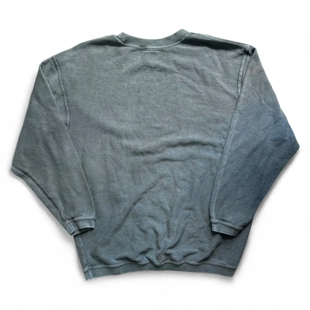 LuluSimonStudio Selectively Social Corded Oversized Bf Sweatshirt Size Large Gray - Image 3