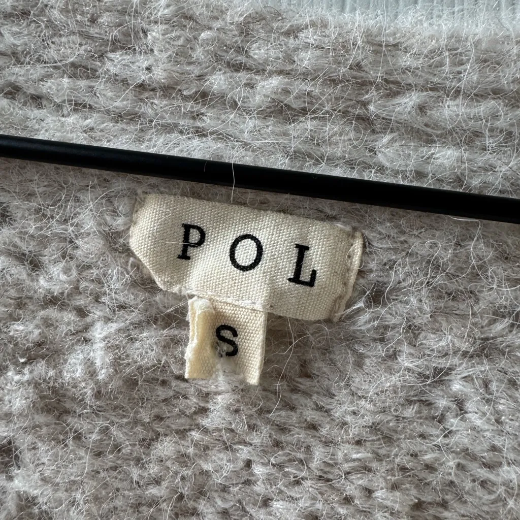 Pol Cozy Soft Long Open Front Duster Cardigan Cream nwot - Image 2