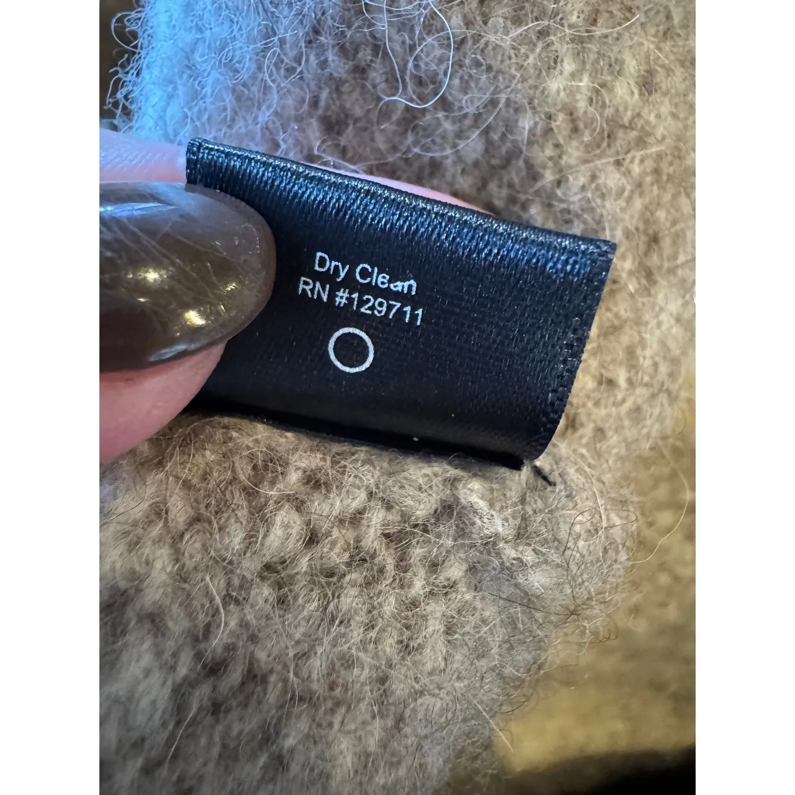 Jenni Kayne Sweater Women Small Tan Ivory Stripe Yak Alpaca Belted Sweater Coat - Image 12