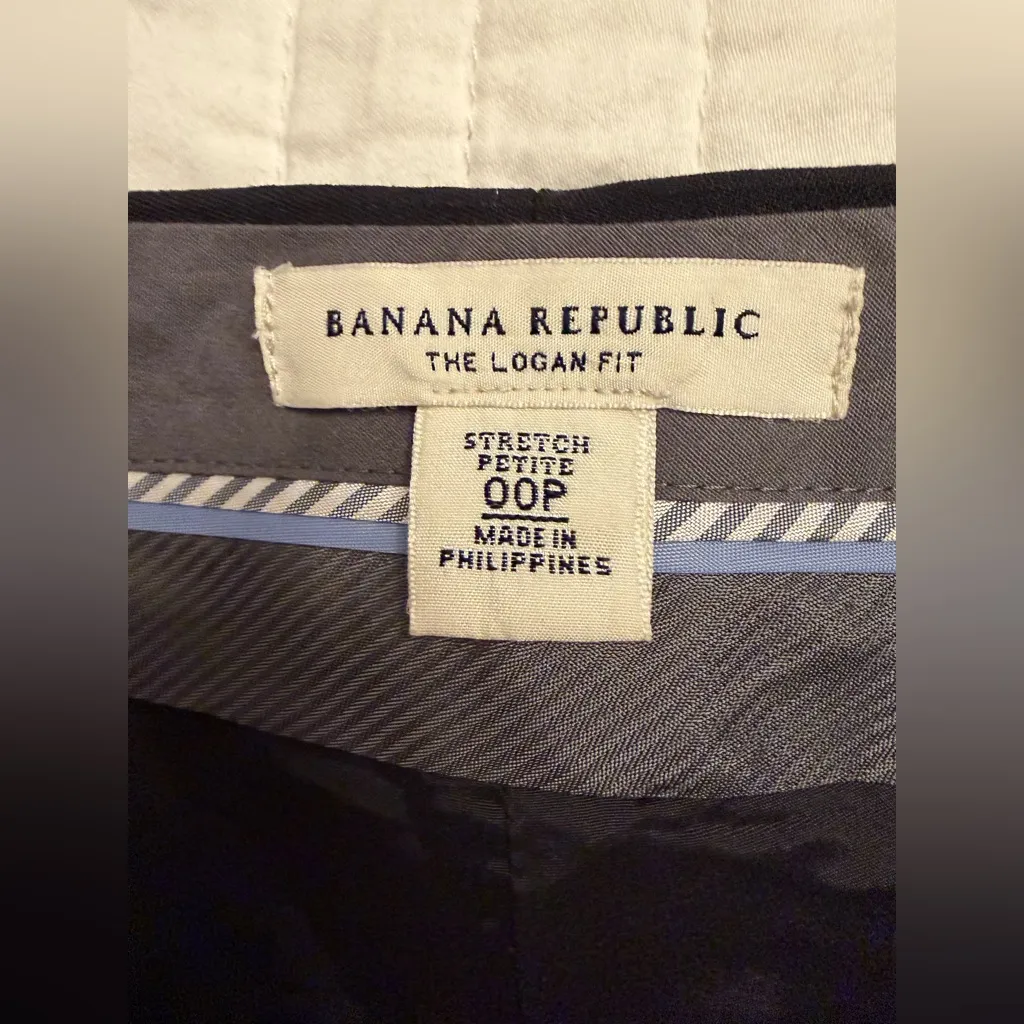 Banana Republic black wool blazer pants suit set - Image 10