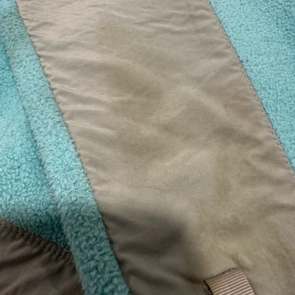 North Face Sz:S Y2K Sky Blue/ Gray Polartec Denali Full Zip Fleece Jacket. - Image 13