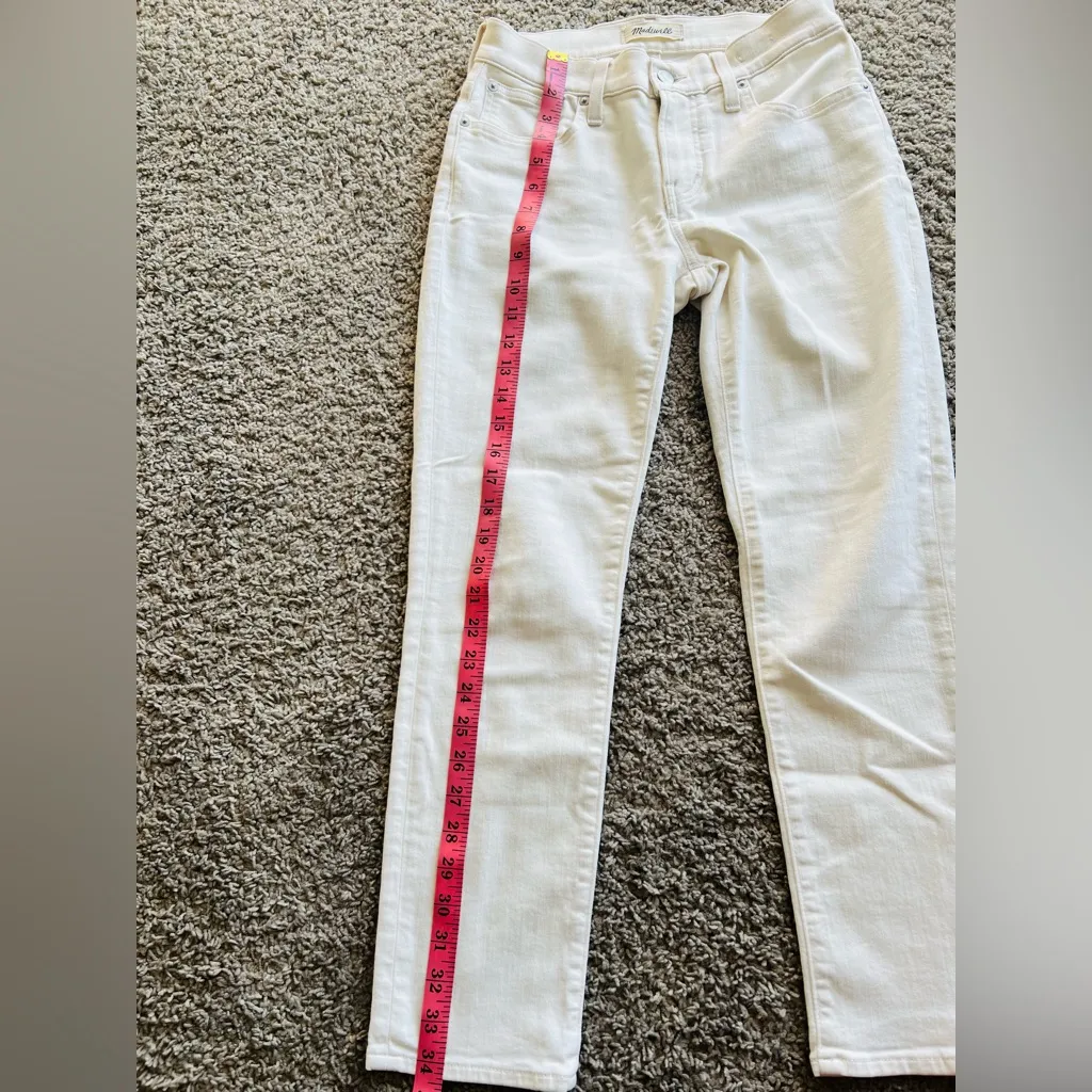 Madewell Women's White Skinny Jeans - Image 7