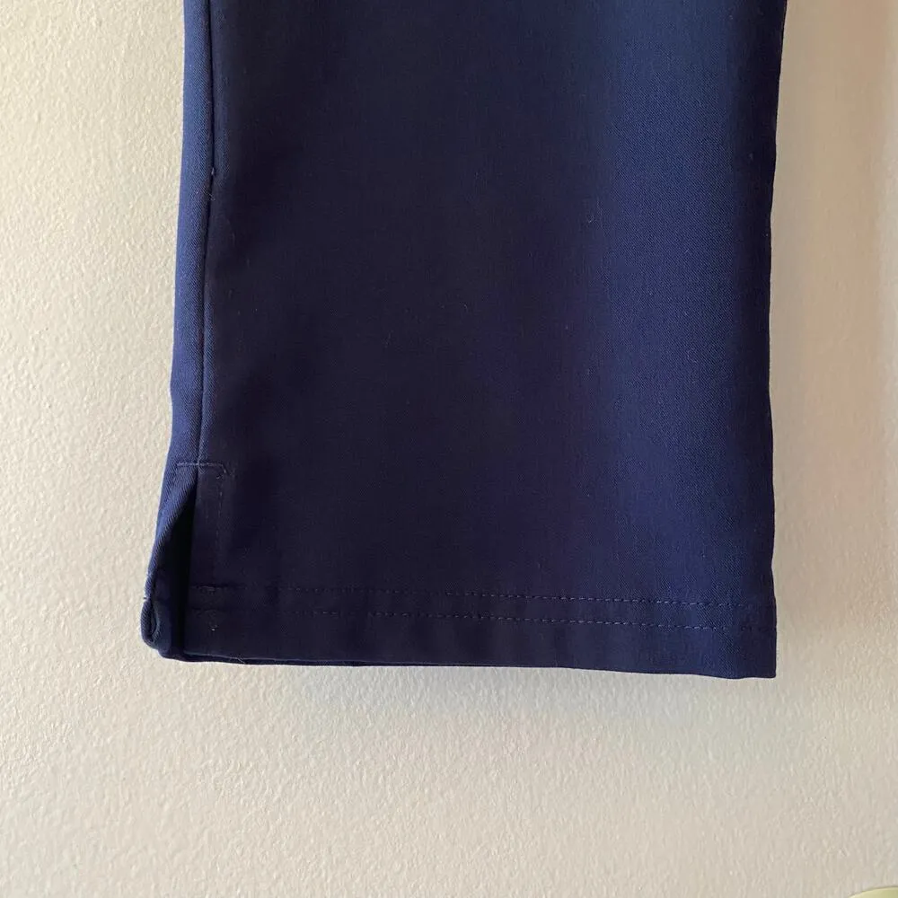 FIGS Women's size Medium Navy Blue Cargo Straight Leg Scrub Pants - Image 5