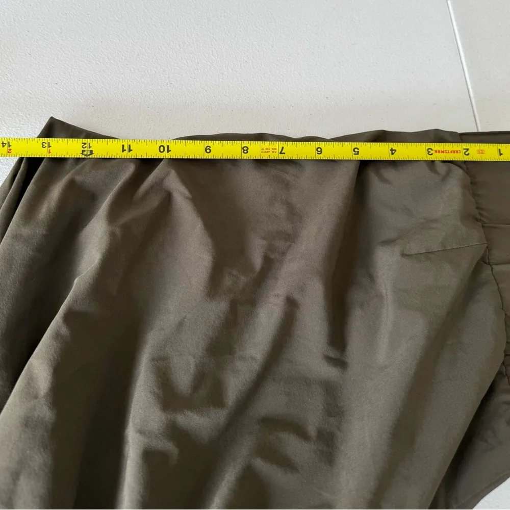 J. Jill Fit Performance Active Pant Crop Olive Green Medium Lightweight Women’s - Image 7