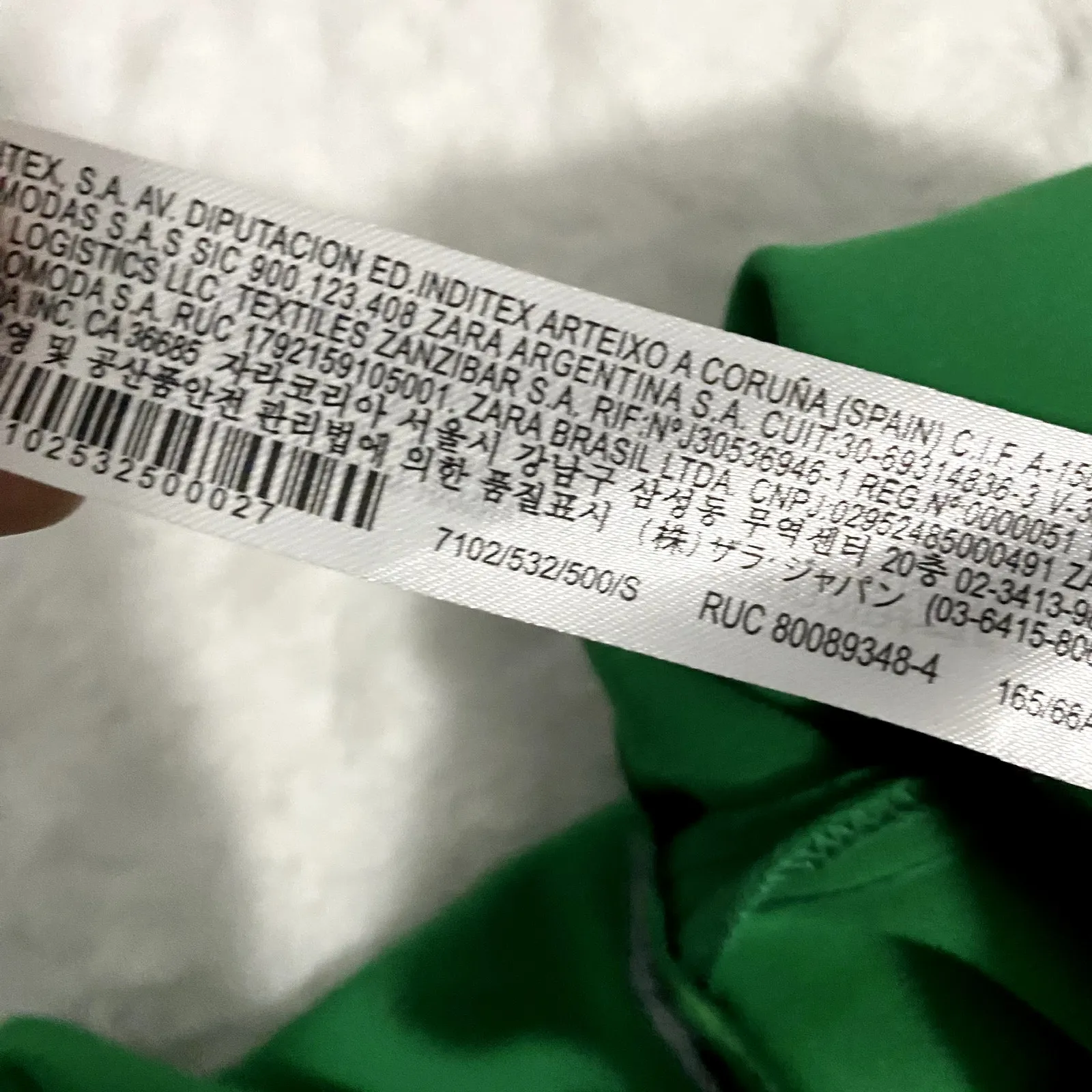 Zara Green Pants With a High Waist Straight Leg Classic Minimalist Office S - Image 6