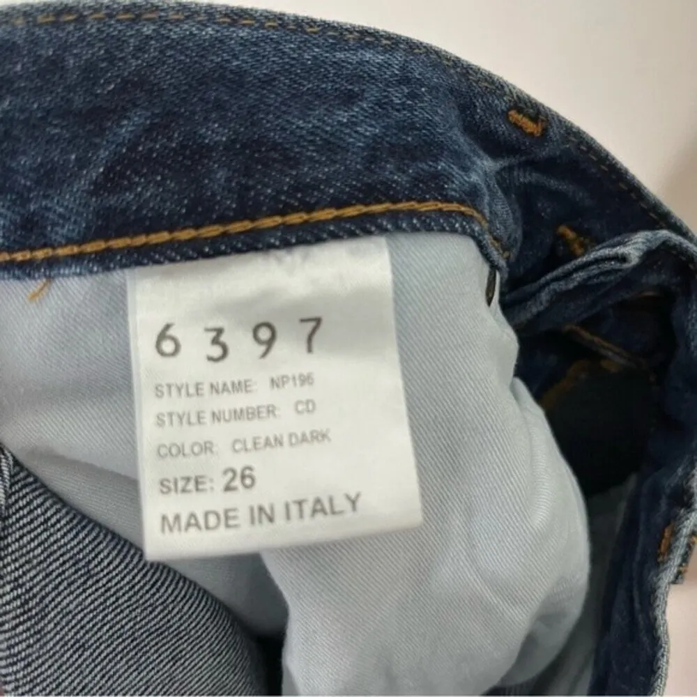 6397 Denim Contemporary Slim Skinny Jean in One Year Wash NWT Women’s Size 26 - Image 12