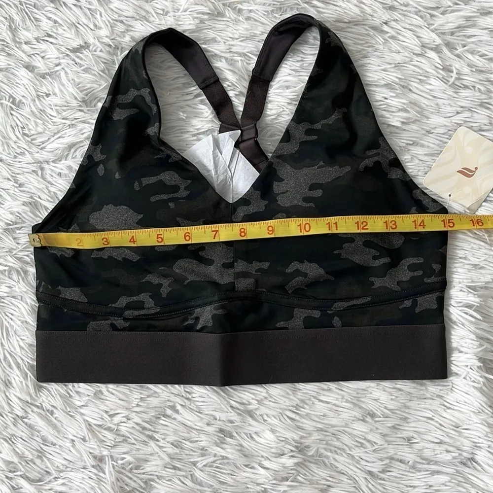 New FABLETICS Sports bra All Day Every Day in Charcoal Camp size Large - Image 7
