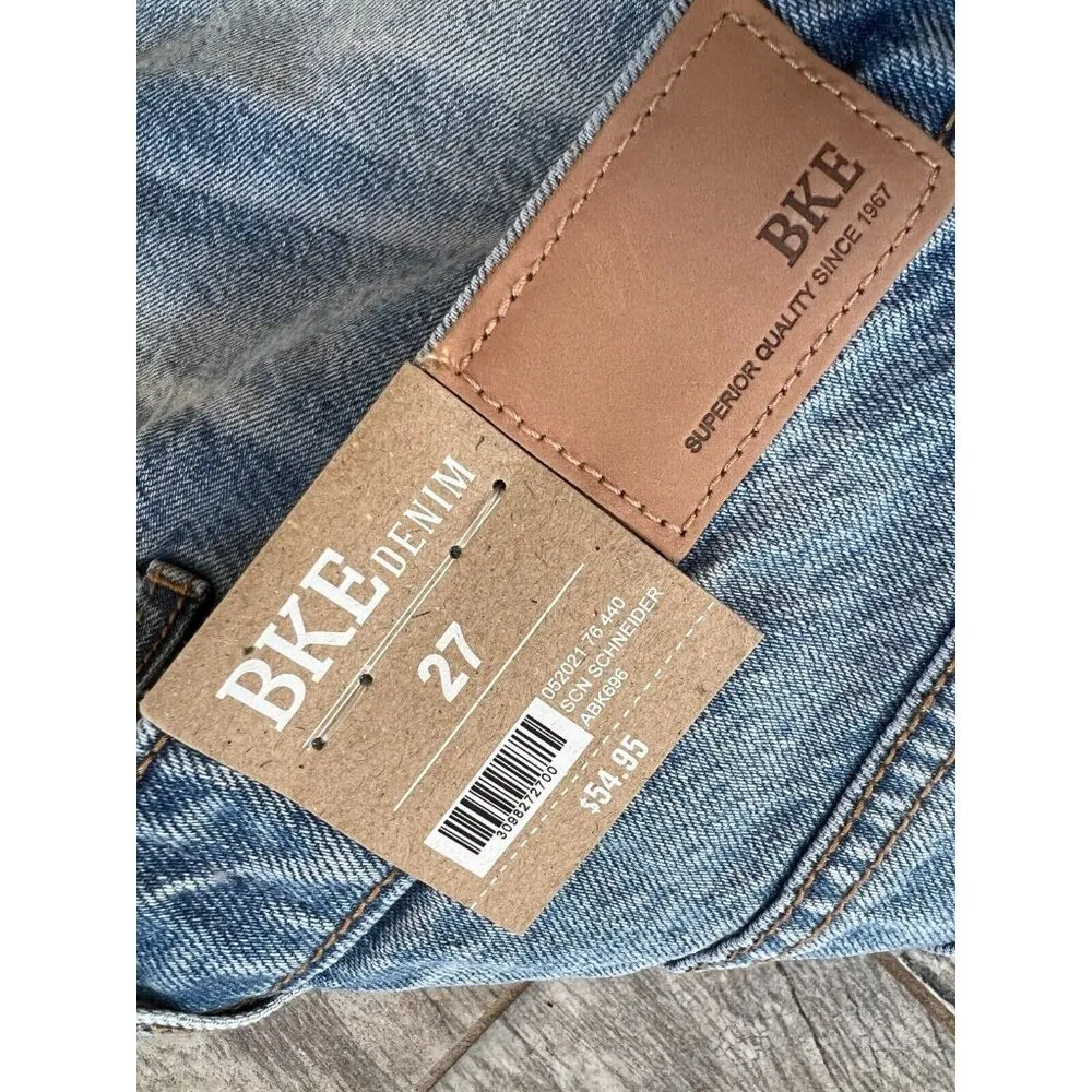 BKE Buckle Denim Shorts 27 Parker High Rise ABK696 Distressed NWT Cuffed Western - Image 4