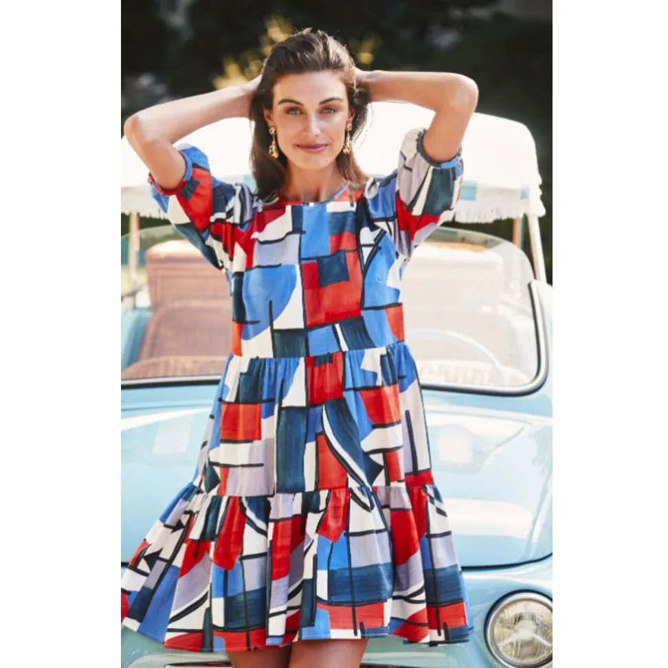 Tyler‎ Boe Phoebe Cotton Skimmer size large $247 retail Red - Image 4