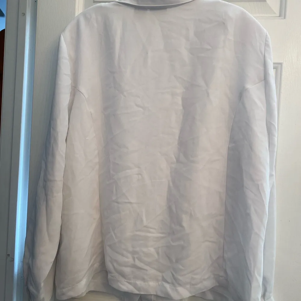 Liz Baker Long Sleeve White Blouse 22 W - Image 7