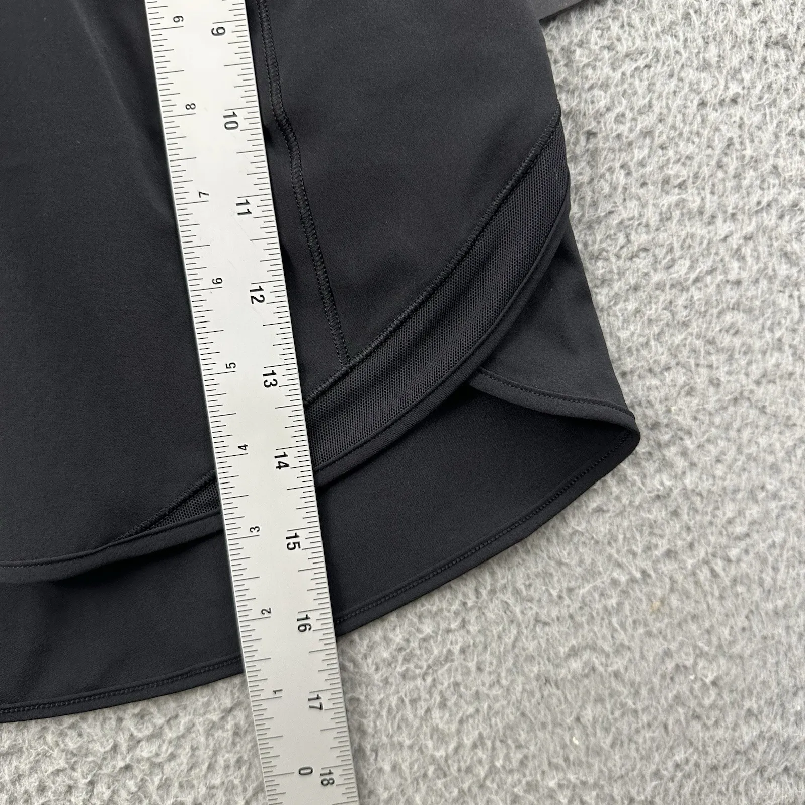 NWT Lululemon Hotty Hot High Rise Skirt Skort Black Graphic‎ Limited Edition W 0 - Image 10