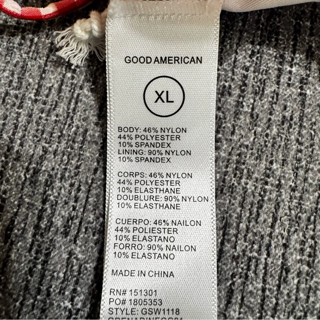 Good American Gingham Lattice Edge Bikini Top - Image 10