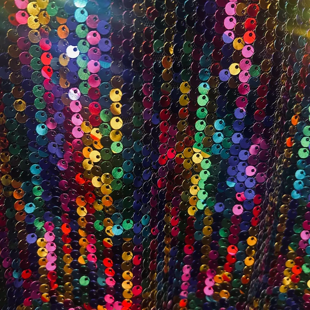 GeeGee NWT  Multi-Colored Sequin Long Sleeve Top: Size 2X - Image 6