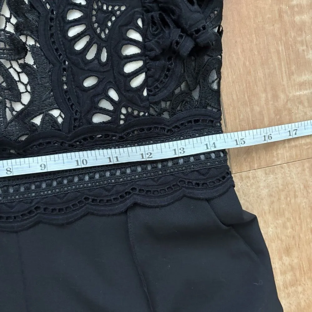 Sea New York Jumpsuit Womens Size 4 Winnie Lace Black Professional - Image 12