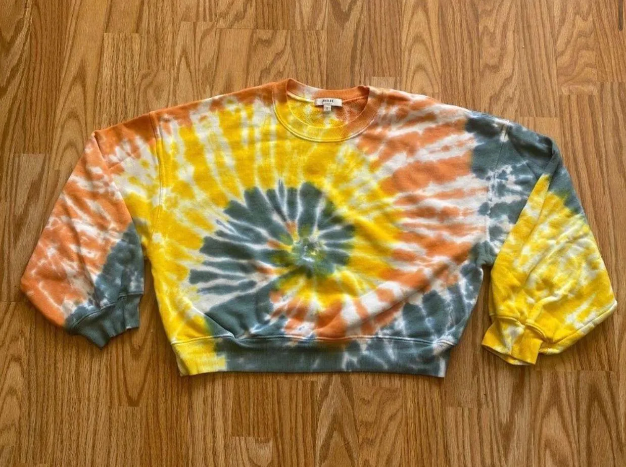 BALLOON SLEEVE SWEATSHIRT IN SWIRL - MEDIUM - Image 6