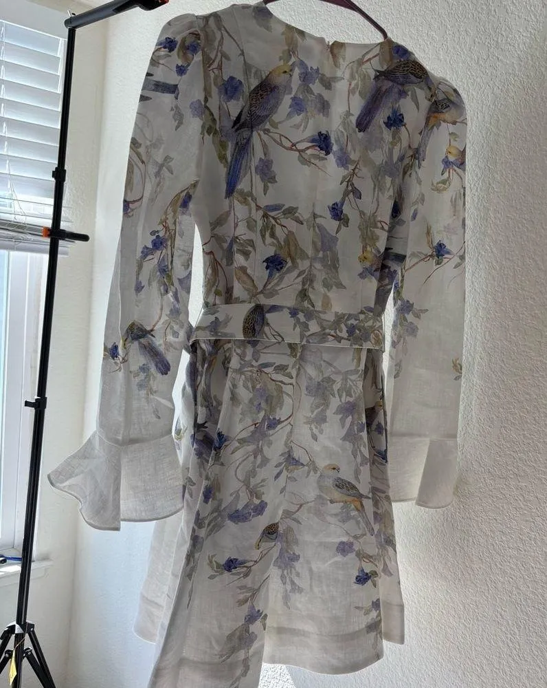 NWOT  zimmermann natura linen belted dress - Image 12