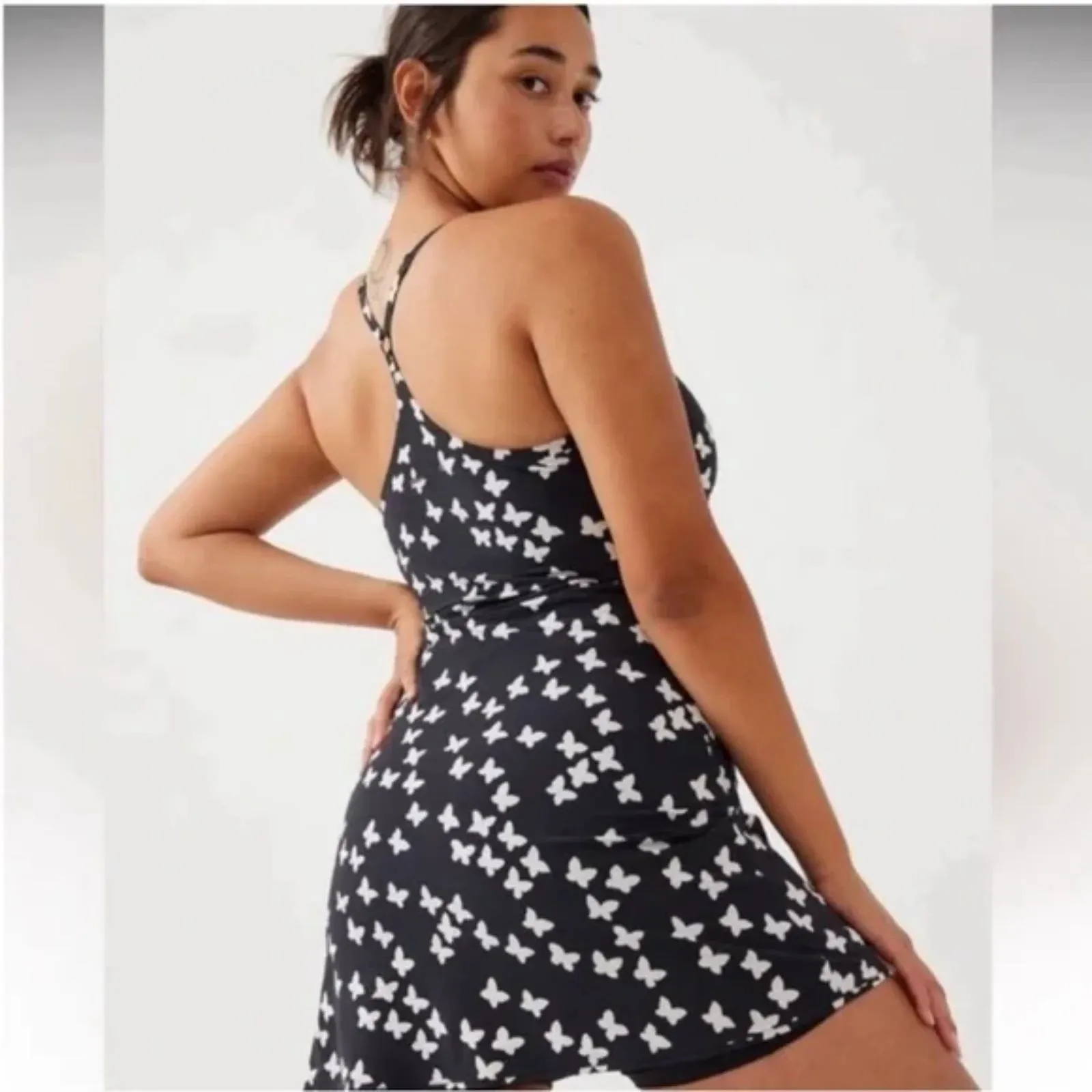 Outdoor Voices The Exercise Dress Butterfly Print Size Small - Image 2