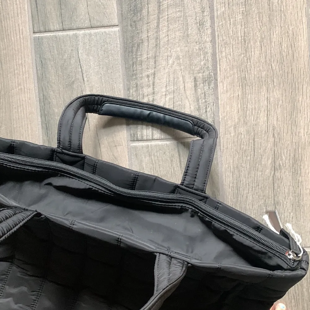 Amazon puffer quilted zip top tote - Image 3