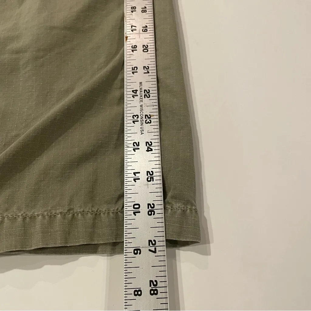 Urban Outfitters Cargo Utility Pant Women 2 100% Cotton Y2K Gorpcore Khaki Green - Image 5