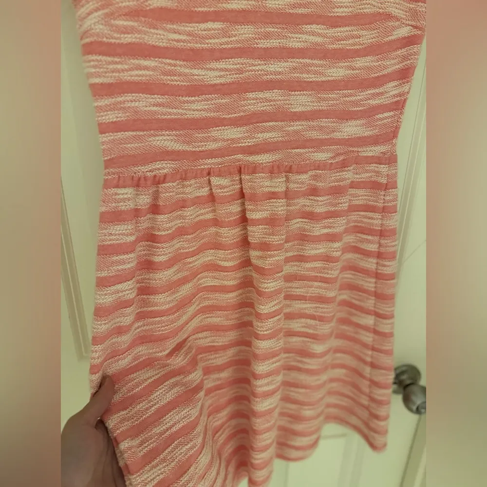 Maison Jules pink striped textured fit and flare dress Size S‎ - Image 3