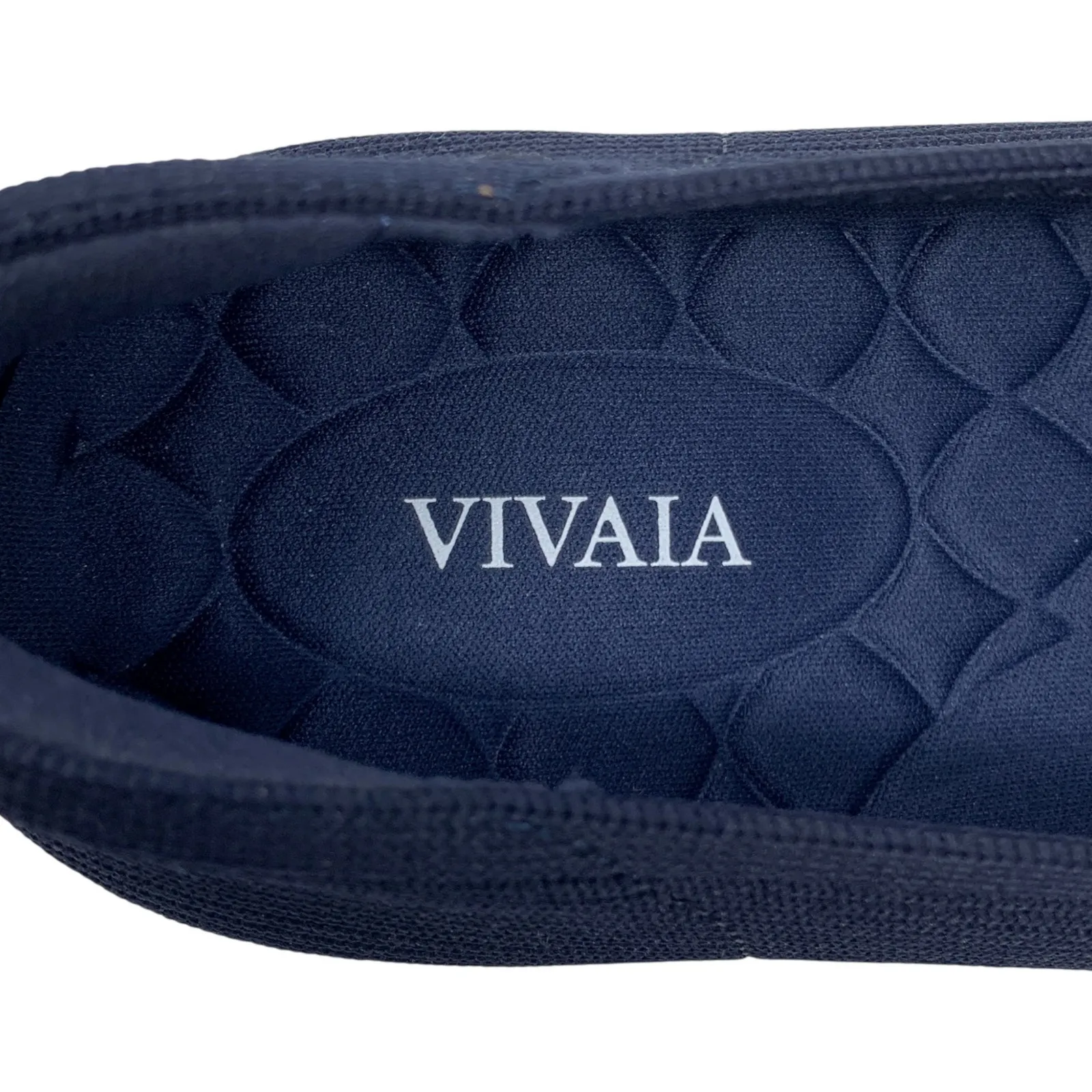 Vivaia Margot 2.0 Dark Navy Blue Ribbed Knit Square - Image 7