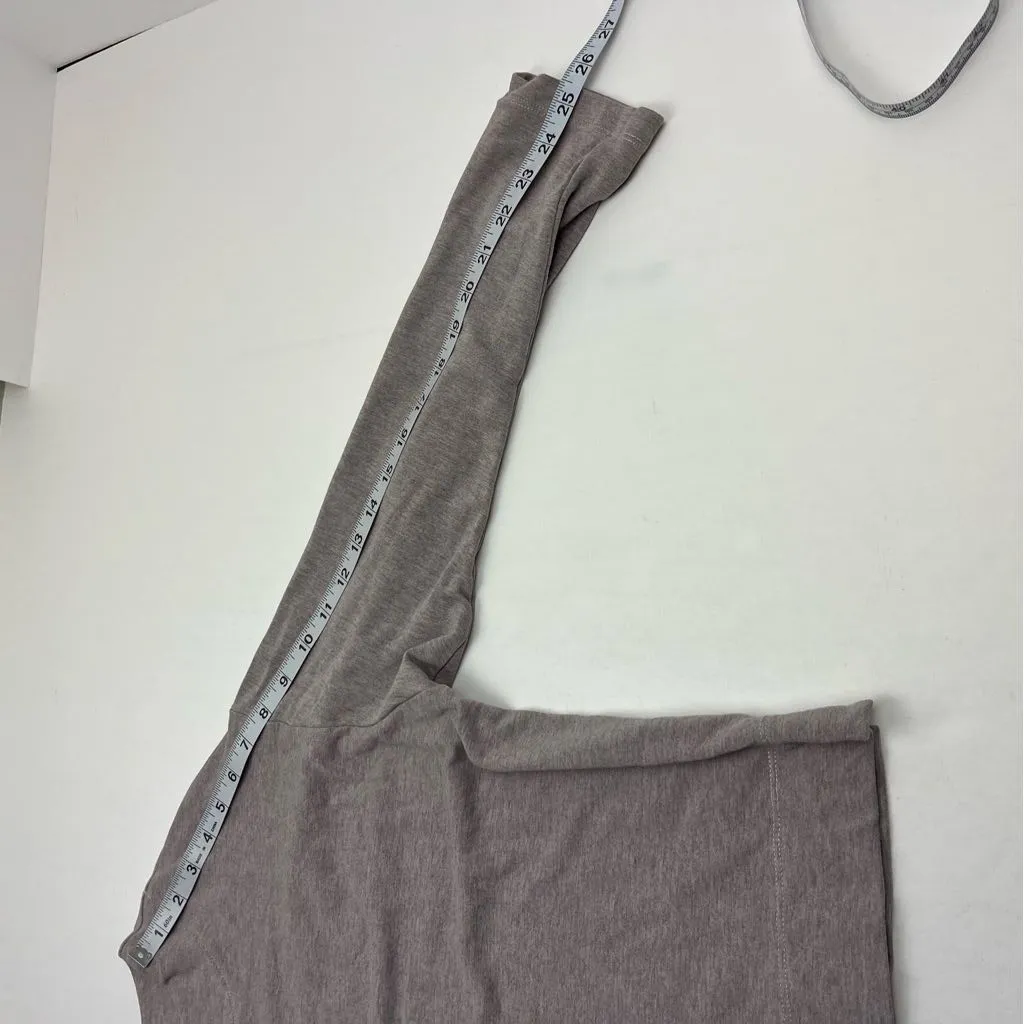 Bryn Walker Top Womens Medium Button Back Long Sleeve Boxy Soft‎ Brown Grey Gray - Image 8