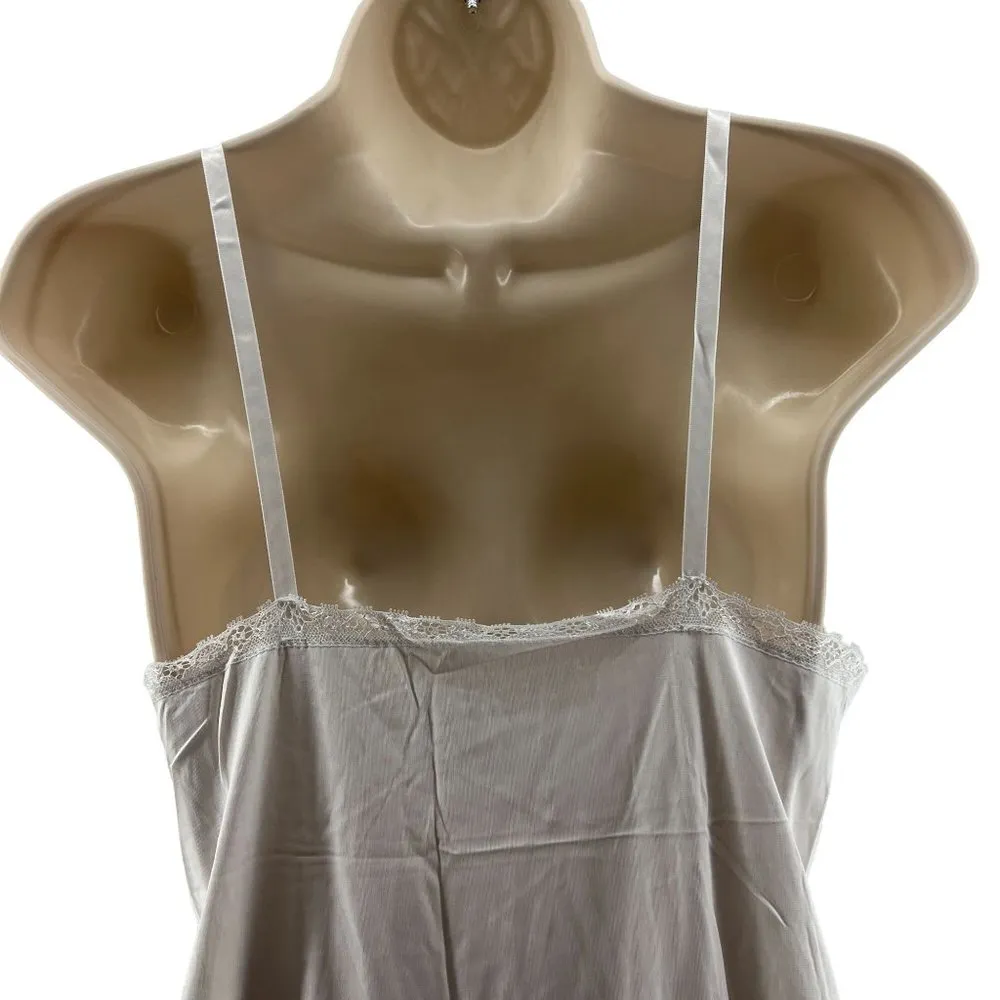 Vintage Vanity Fair Full Slip Dress Lace Nylon Ivory Lingerie Womens 34 - Image 5