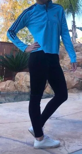 Adidas 💙 Quarter Zip Athletic Pullover 💙 - Image 4