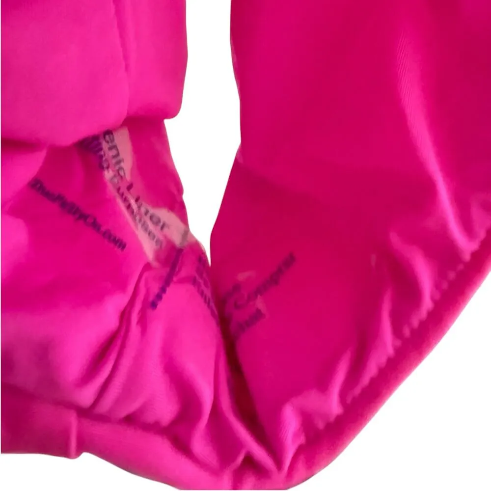 Trina Turk Monaco Twist Pink One Piece V-Neck Strappy Tie Back Swimsuit Size 6 - Image 8