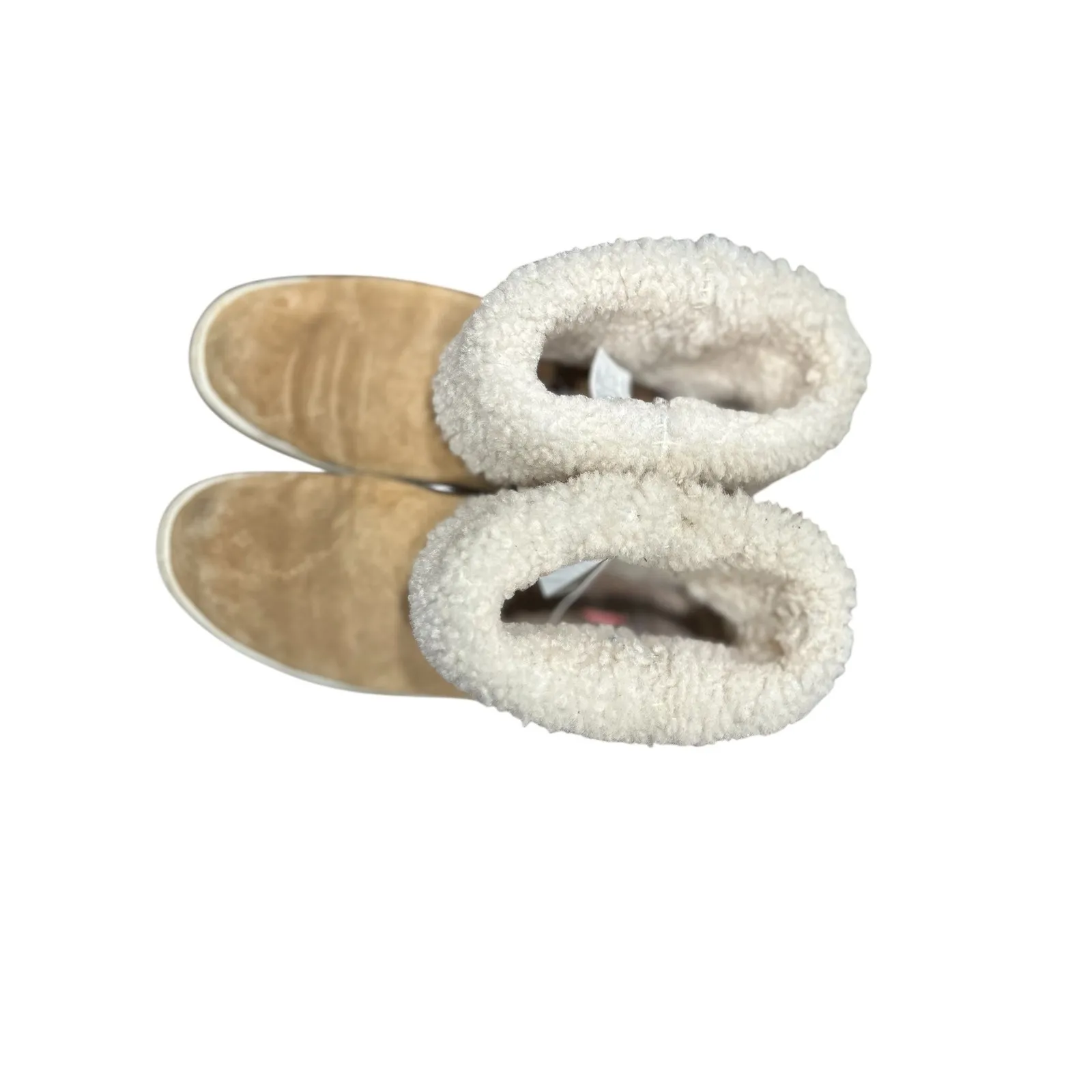 UGG Australia Women's Tan Suede Shearling Lined Boots Size 5 - Image 7