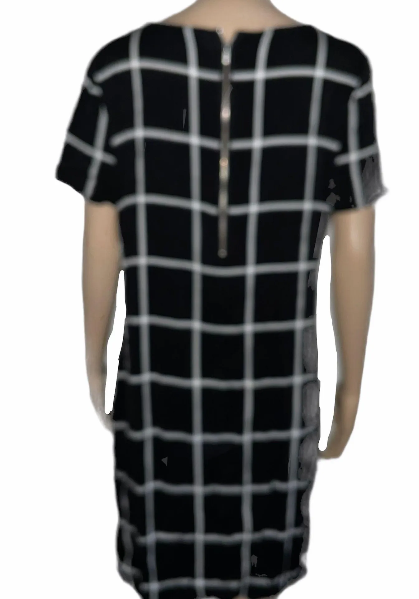 Plaid Tie Up Front Dress - Image 5