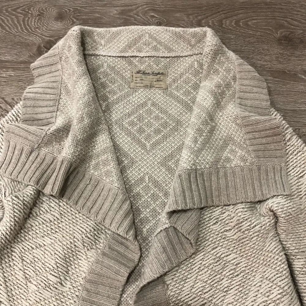 All Saints Lord Cardigan Sweater Waterfall Top Medium - Image 2