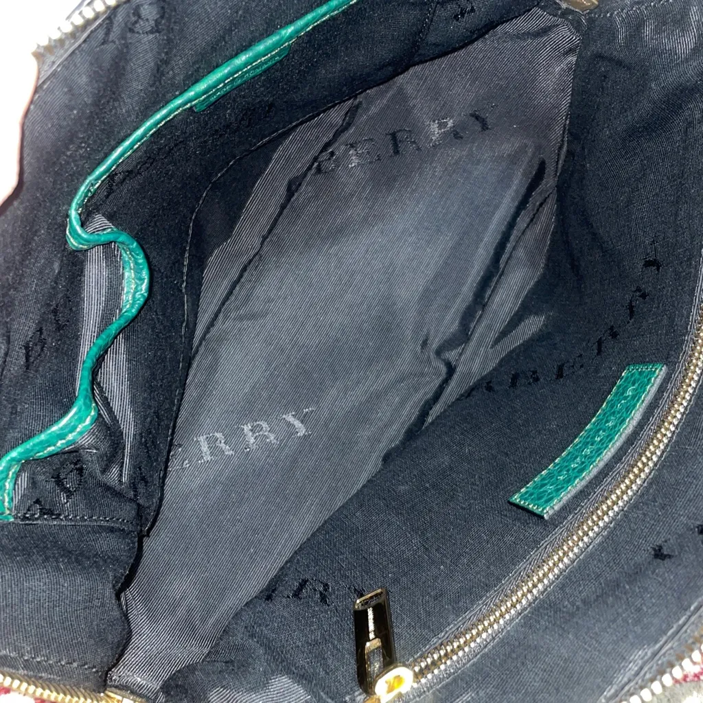 Burberry Orchard Embossed Leather Bag - Image 10